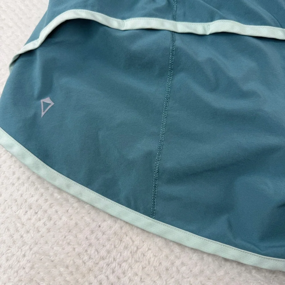 Ivivva by Lululemon Kids Teal Mint Green Athletic Running Shorts Size 14